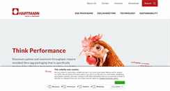 Desktop Screenshot of hartmann-packaging.com